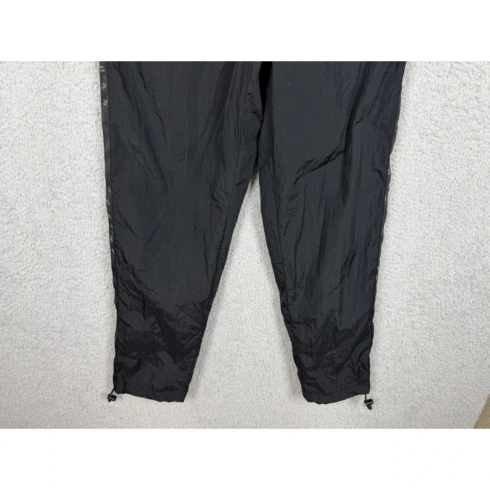 Nike Air Jordan Warm‎ Up Pants Mens S Black Flight Woven Taped Logo FB7292-010